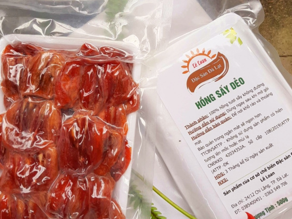 Hồng Đà Lạt Sấy Dẻo Là Gì? Cách Chế Biến Hồng Đà Lạt Sấy Dẻo